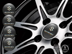 Suzuki Felgenplaketten für Autos Gewölbtes Emblem-Logo
